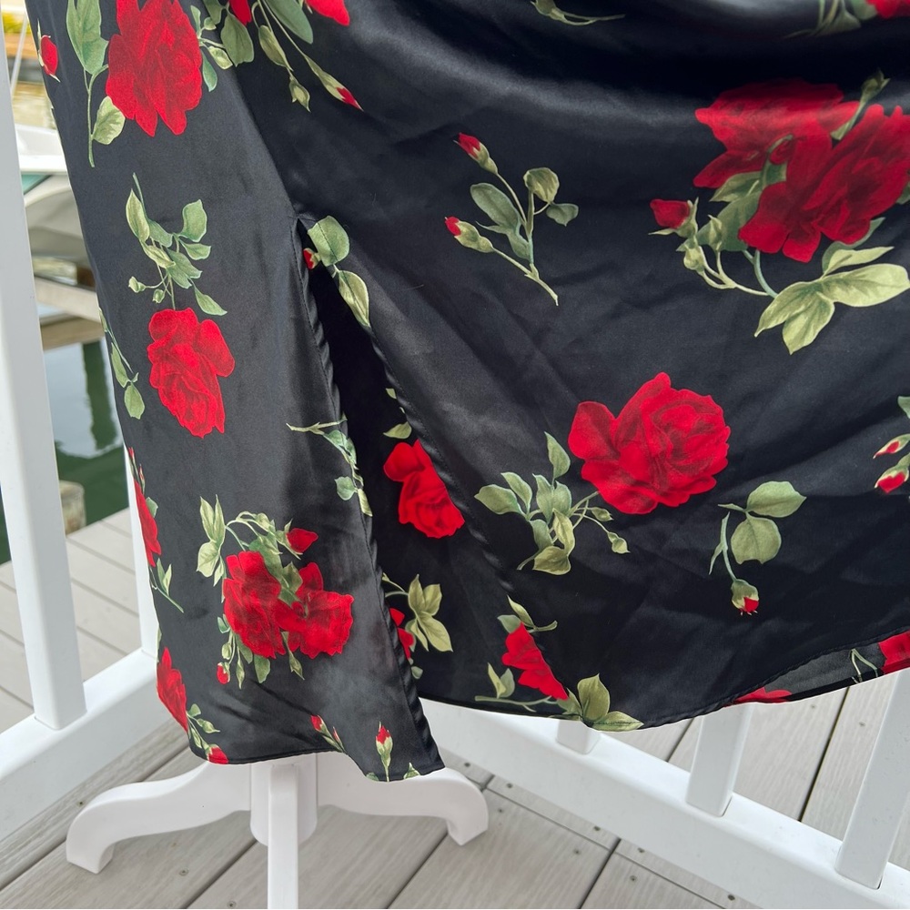Vintage Floral Maxi Slip‎ Dress - Picture 12 of 12
